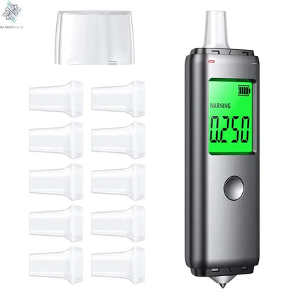 ZW Breathalyzer Rechargeable | Professional-Grade Accuracy | Portable Breath Alcohol Tester for Personal & Professional Use Pro Ai-TechWorld 