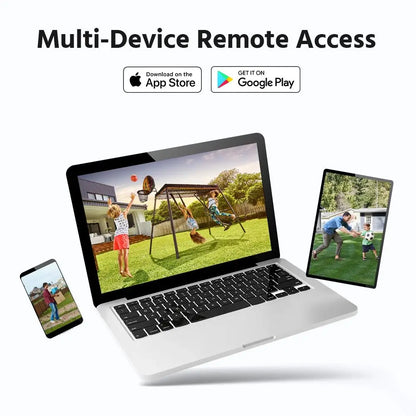 ANNKE 8MP Camera Security Dual Lens Human Detect Two Way Audio 180° Wide View Angle Panoramic Dual Lens Poe IP Camera - Ai - TechWorld
