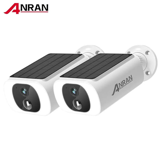 ANRAN 2/3/4 PCS Outdoor Wireless WIFI Camera 2.4G 3MP Battery Solar Security Camera Floodlight Color Night Vision Local Alarm - Ai - TechWorld