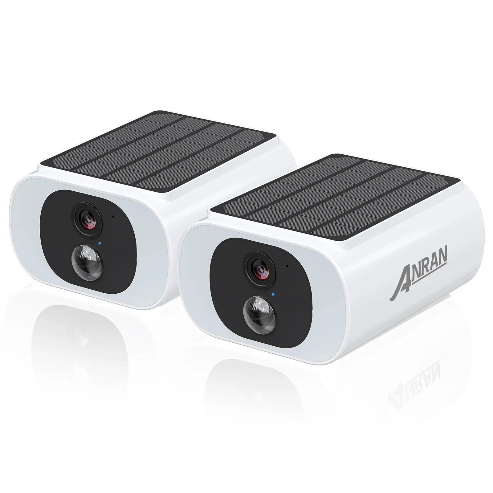 ANRAN 2/3/4 PCS Outdoor Wireless WIFI Camera 2.4G 3MP Battery Solar Security Camera Floodlight Color Night Vision Local Alarm - Ai - TechWorld
