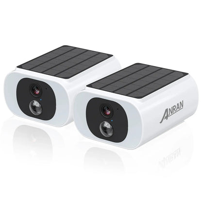 ANRAN 2/3/4 PCS Outdoor Wireless WIFI Camera 2.4G 3MP Battery Solar Security Camera Floodlight Color Night Vision Local Alarm - Ai - TechWorld
