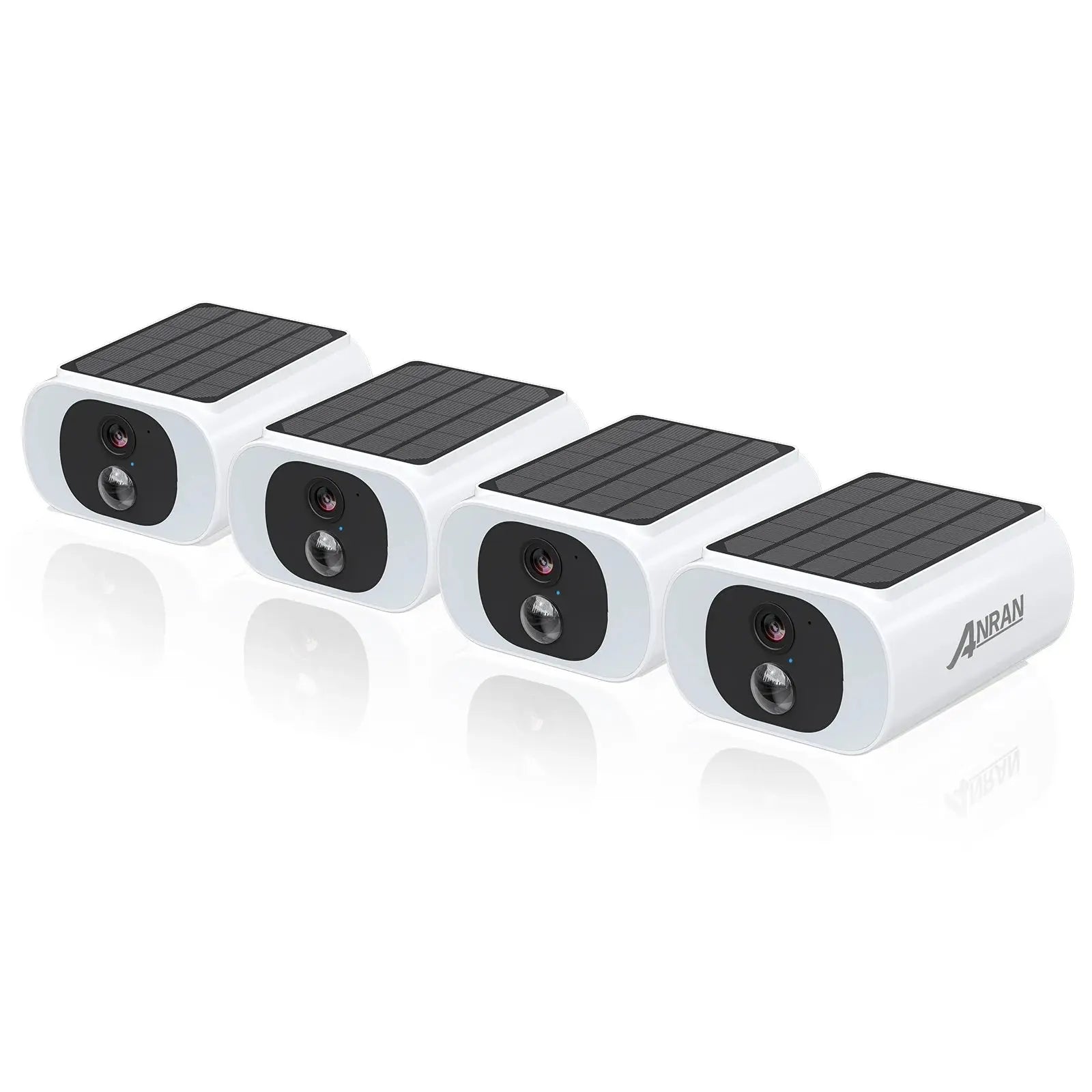 ANRAN 2/3/4 PCS Outdoor Wireless WIFI Camera 2.4G 3MP Battery Solar Security Camera Floodlight Color Night Vision Local Alarm - Ai - TechWorld