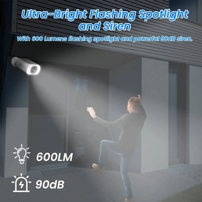 ANRAN 2/3/4 PCS Outdoor Wireless WIFI Camera 2.4G 3MP Battery Solar Security Camera Floodlight Color Night Vision Local Alarm - Ai - TechWorld