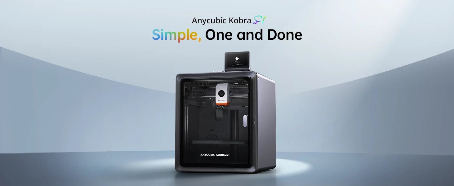 Anycubic Kobra S1 3D Printer - Core XY Structure, Max Speed 600mm/s, High Precision, Ultra-Quiet Ai-TechWorld