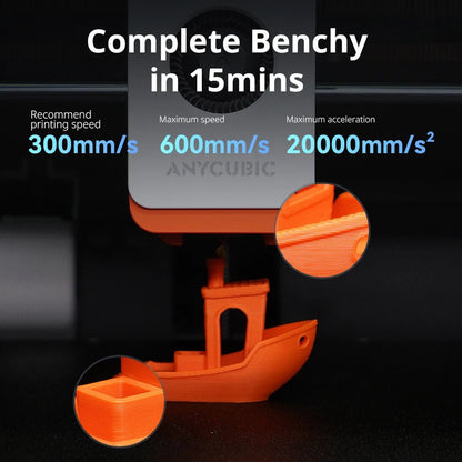 Anycubic Kobra S1 3D Printer - Core XY Structure, Max Speed 600mm/s, High Precision, Ultra-Quiet Ai-TechWorld