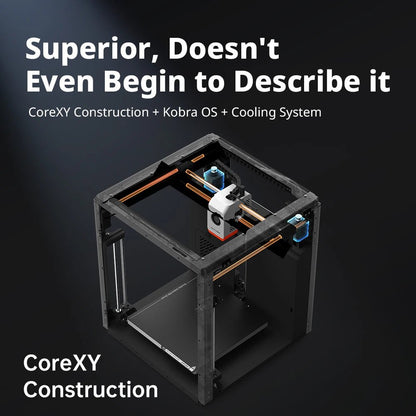 Anycubic Kobra S1 3D Printer - Core XY Structure, Max Speed 600mm/s, High Precision, Ultra-Quiet Ai-TechWorld
