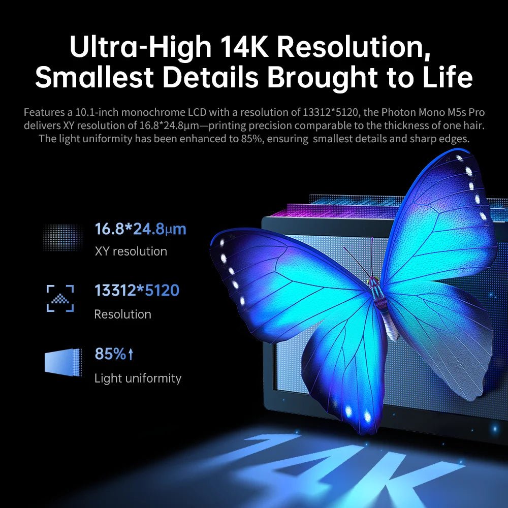 ANYCUBIC Photon Mono M5s Pro 10.1'' 14K High Speed LCD Resin 3D Printer Leveling Free Up to 150mm/h Impressora 3D Ai-TechWorld