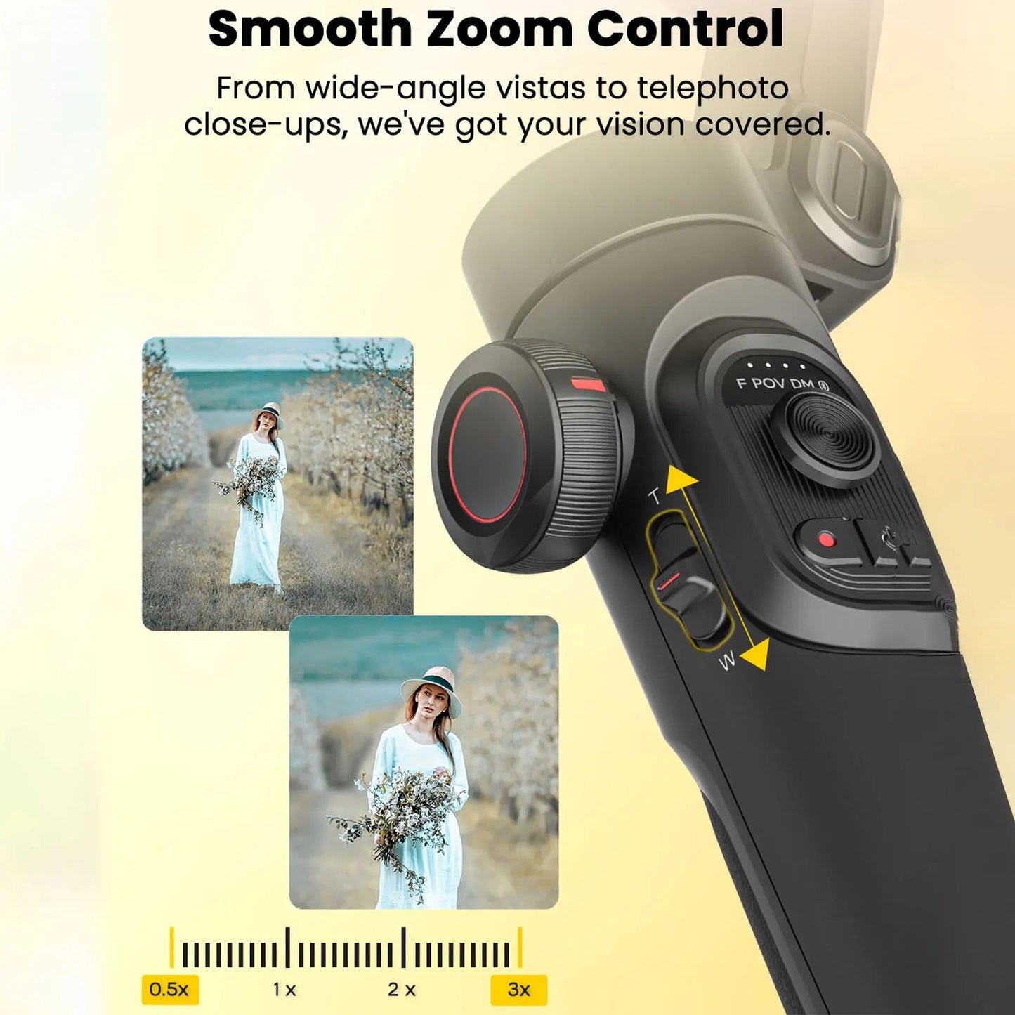 AOCHUAN Smart XE AI Version Gimbal Stabilizer for Smartphone,NO APP AI Tracking gesture control gimbal with TikTok YouTube - Ai - TechWorld
