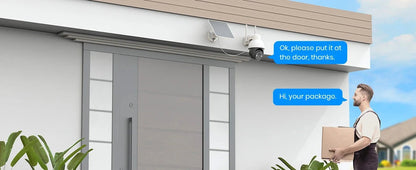 AOSU 3MP PTZ 4/8/12pcs Solar Camera 5000mAh Battery Wireless 2.4Ghz WIFI Camera PIR AI Detection 2 - Way Audio Outdoor CCTV Camera - Ai - TechWorld