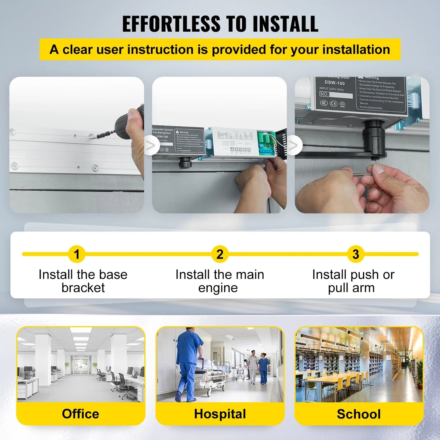 Smart Swing Door Opener - Automatic Swing Door Operator Ai-TechWorld