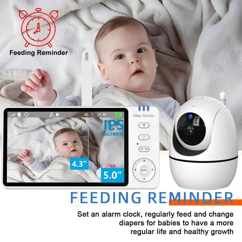 Baby Monitor with Camera – 4X Zoom, Two - Way Audio, & Temperature Monitoring - Ai - TechWorld