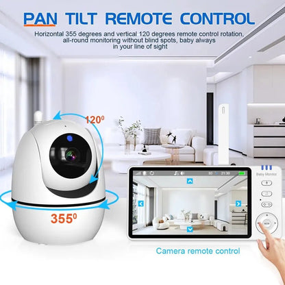 Baby Monitor with Camera – 4X Zoom, Two - Way Audio, & Temperature Monitoring - Ai - TechWorld