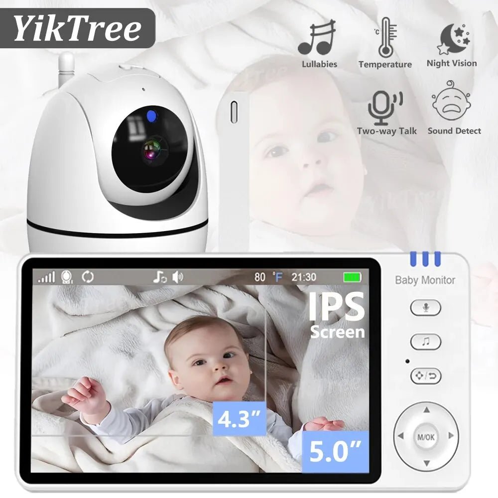 Baby Monitor with Camera – 4X Zoom, Two - Way Audio, & Temperature Monitoring - Ai - TechWorld