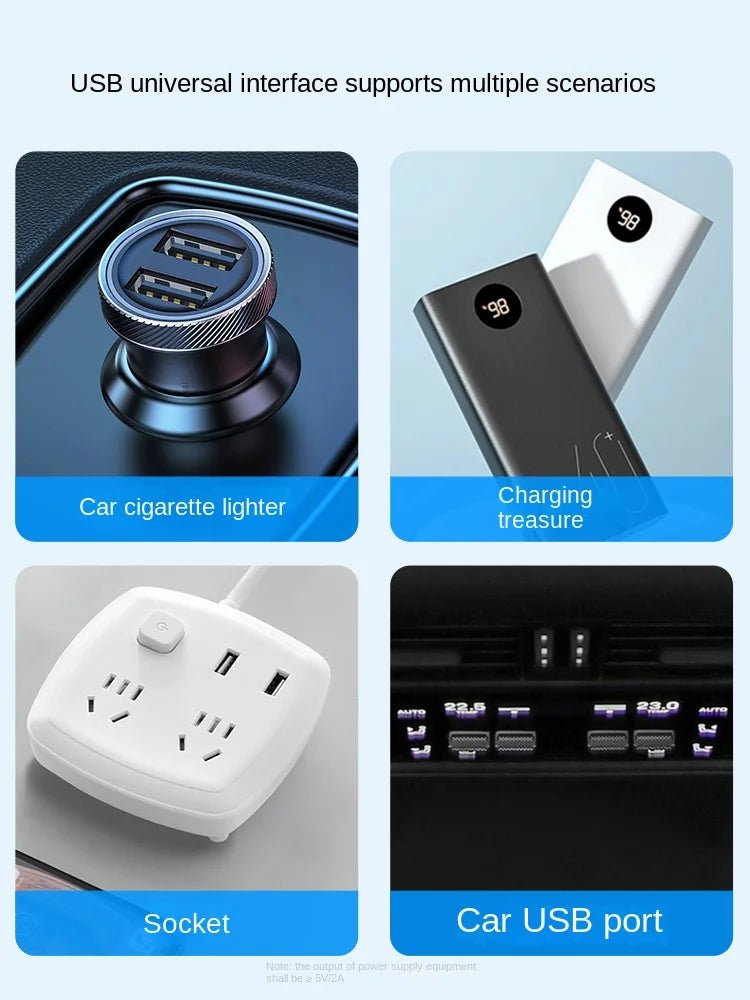 Car Fan 3-speed Car Seat Back Cooling Fan USB Charge Dual Head Fan 360 Degree Rotation Neck Cooler for Summer Car Accessories Ai-TechWorld