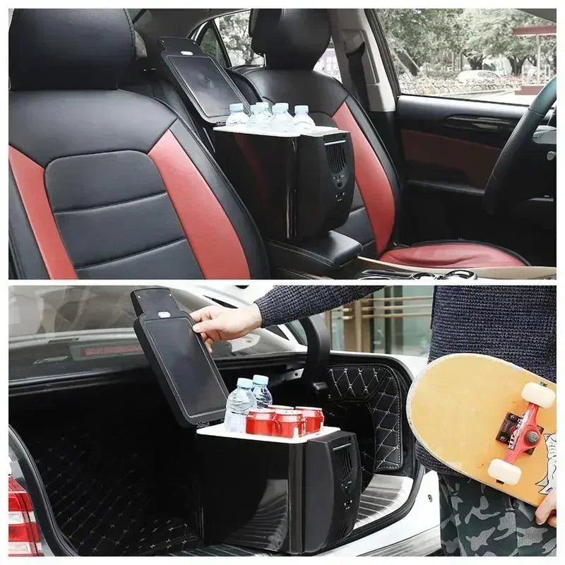 Car Refrigerator Mini Fridge Portable Freezer 12V DC Refrigerator Plug In Cooler Refrige 6L Thermoelectric Cooler For Fruits - Ai - TechWorld