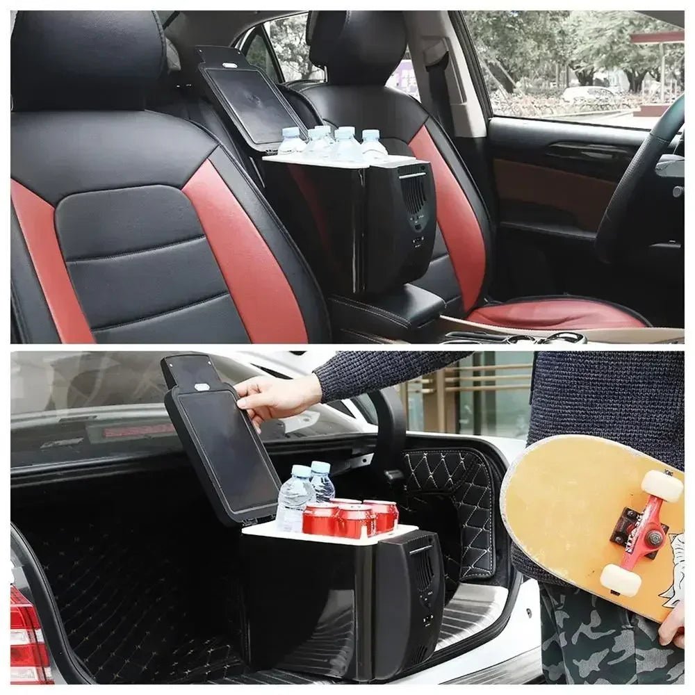 Car Refrigerator Mini Fridge Portable Freezer 12V DC Refrigerator Plug In Cooler Refrige 6L Thermoelectric Cooler For Fruits - Ai - TechWorld