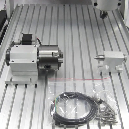 CNC Router 6040 4 Axis 2.2KW Metal 3D Carving Woodworking Machine 3040 USB Port Milling Engraving Machine 6090 with Water Tank - Ai - TechWorld