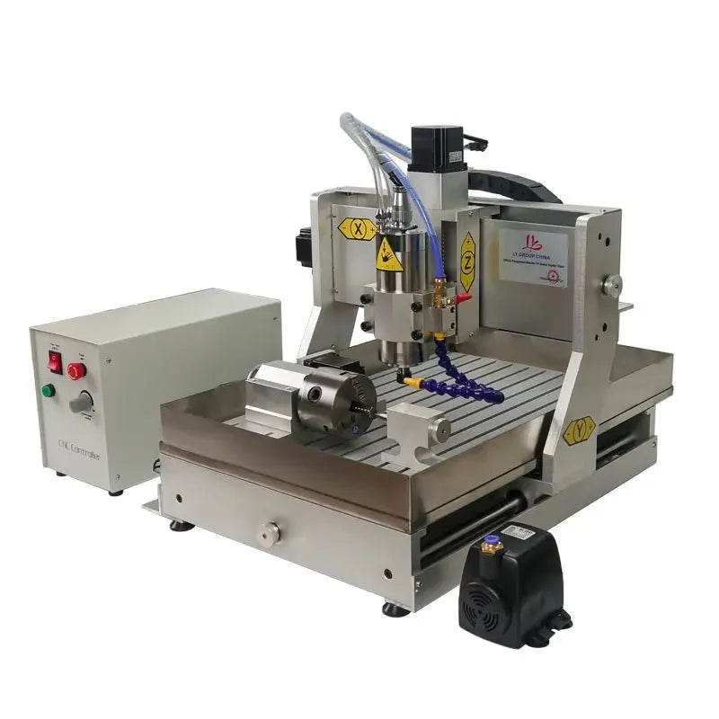 CNC Router 6040 4 Axis 2.2KW Metal 3D Carving Woodworking Machine 3040 USB Port Milling Engraving Machine 6090 with Water Tank - Ai - TechWorld