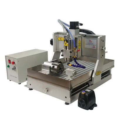 CNC Router 6040 4 Axis 2.2KW Metal 3D Carving Woodworking Machine 3040 USB Port Milling Engraving Machine 6090 with Water Tank - Ai - TechWorld