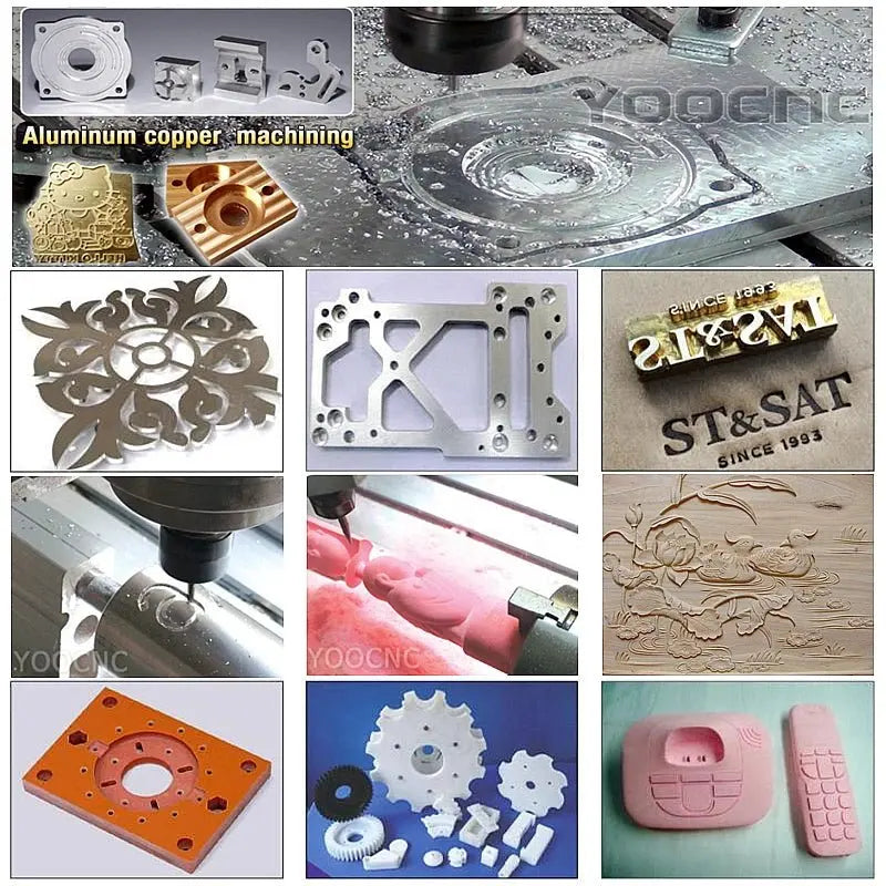 CNC Router 6040 4 Axis 2.2KW Metal 3D Carving Woodworking Machine 3040 USB Port Milling Engraving Machine 6090 with Water Tank - Ai - TechWorld