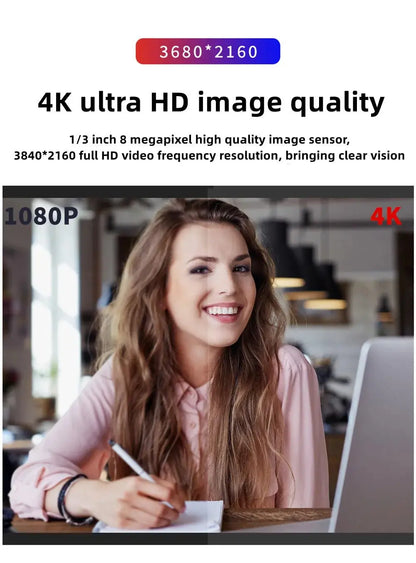 Conference Camera PTZ Video 4K/1080P AI Tracking 30/60fps USB3.0 HDMI LAN POE/USB 20/10X For Educate Live Business Meet Medicine - Ai - TechWorld