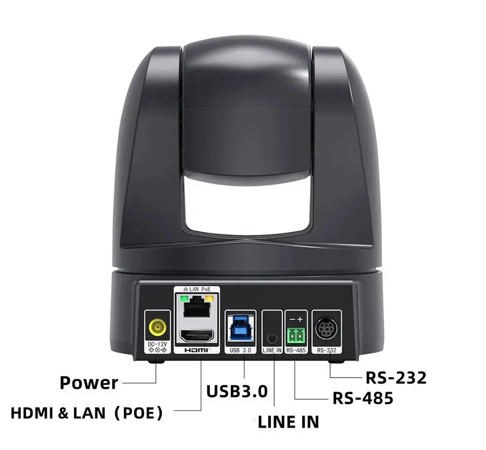 Conference Camera PTZ Video 4K/1080P AI Tracking 30/60fps USB3.0 HDMI LAN POE/USB 20/10X For Educate Live Business Meet Medicine - Ai - TechWorld