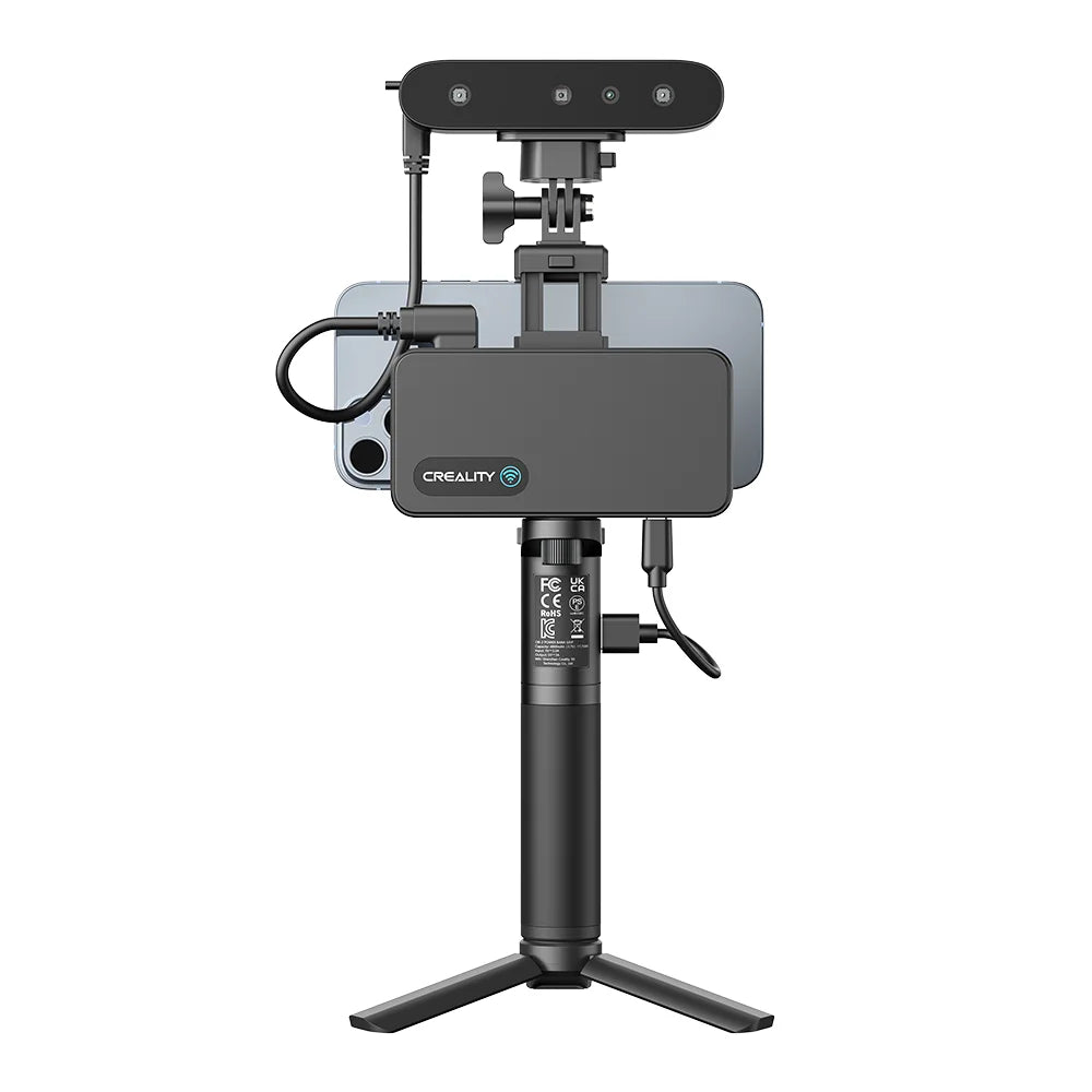 Creality 3D Scanner CR-Scan Ferret Pro Handheld Anti-shake Tracking WiFi6 24-bit full-color Wireless Scanning 0.1mm Accuracy Ai-TechWorld