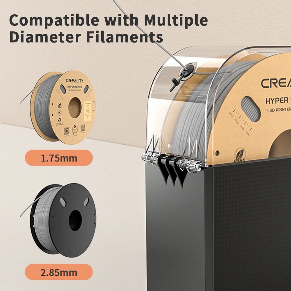 Creality Filament Dryer Upgrade Fan Filament Dry Box 1KG PLA PETG ABS TPU Filaments Dehydrator Storage Box Filament Spool Holder Ai-TechWorld