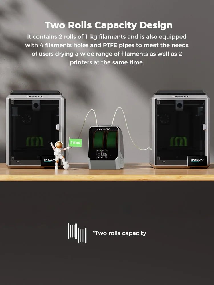 Creality Space Pi Filament Dryer & Drying Box - 2 Rolls Dehydrator for 2KG Filament Ai-TechWorld
