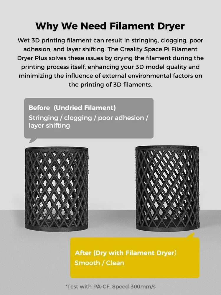 Creality Space Pi Filament Dryer & Drying Box - 2 Rolls Dehydrator for 2KG Filament Ai-TechWorld