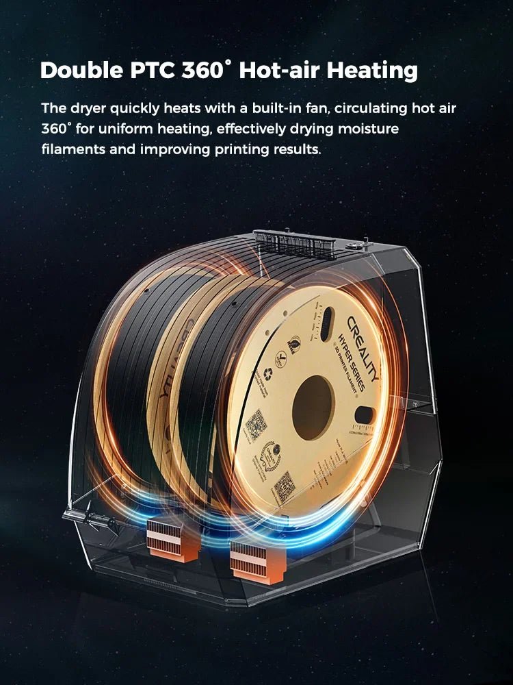 Creality Space Pi Filament Dryer & Drying Box - 2 Rolls Dehydrator for 2KG Filament Ai-TechWorld