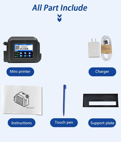 DCODE XMINI Portable Handheld Inkjet Printer - QR Barcode & Text Coding Machine Ai-TechWorld