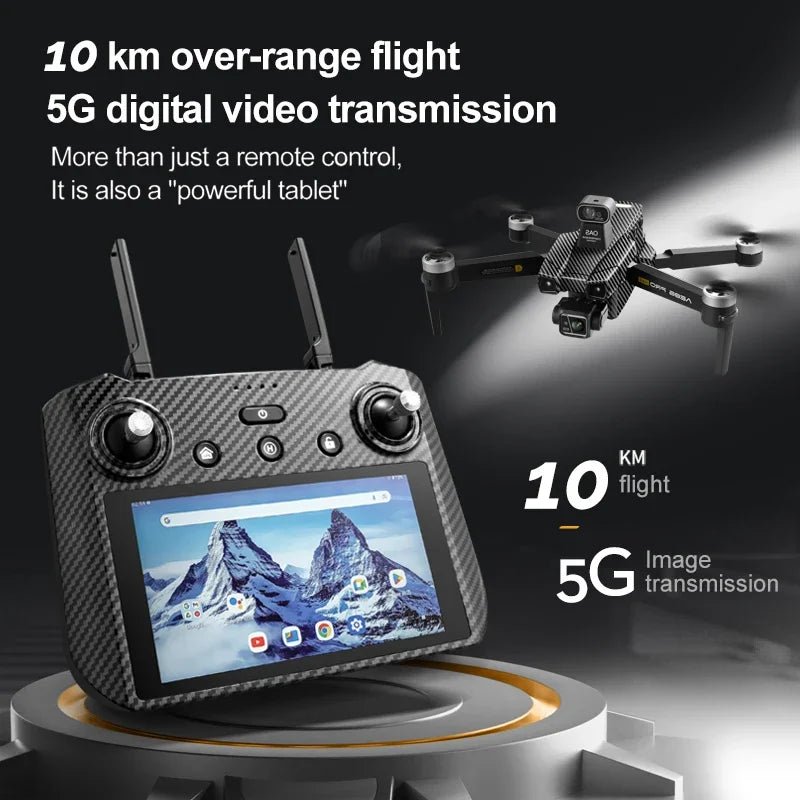 Drone professionnel AE86 PRO Max avec caméra HD 8K, cardan 3 axes, photographie aérienne, évitement d'obstacles, FPV GPS, quadri Ai-TechWorld