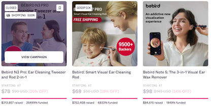 2025 New Bebird Earsight Plus I35R Ear Wax Removal Tool Camera Cleaner Kit- HD Wireless Flexible Otoscope, Pain-Free Ear Tweezer Ai-TechWorld 