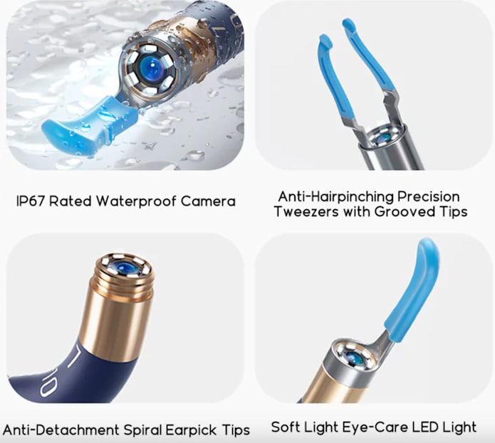 2025 New Bebird Earsight Plus I35R Ear Wax Removal Tool Camera Cleaner Kit- HD Wireless Flexible Otoscope, Pain-Free Ear Tweezer Ai-TechWorld 