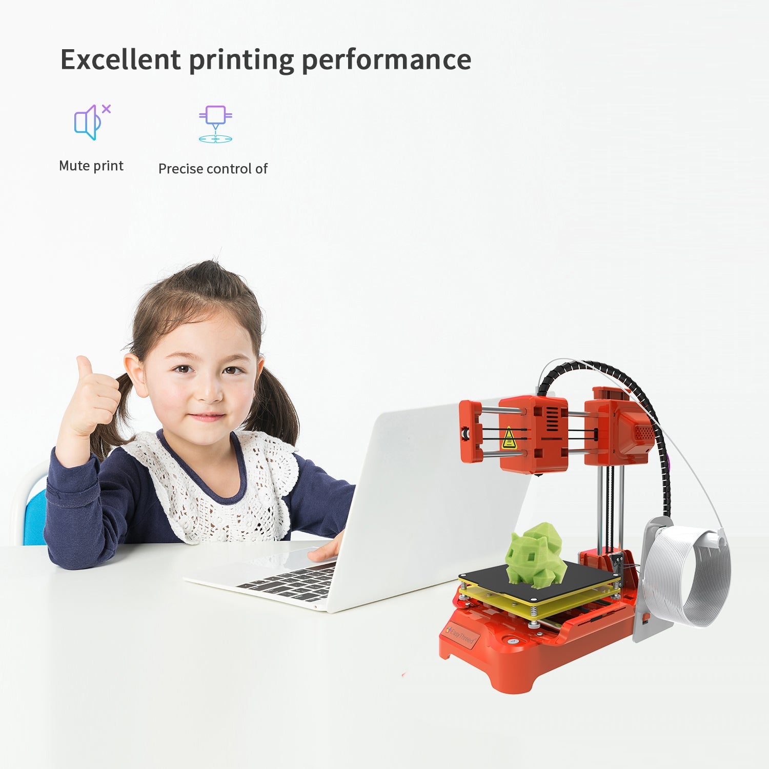 Easythreed 3D Printer K9 Easy To Use One-click Print Mainboard With Magnetic Platform Desktop Mini Printer K7 For Beginner Ai-TechWorld