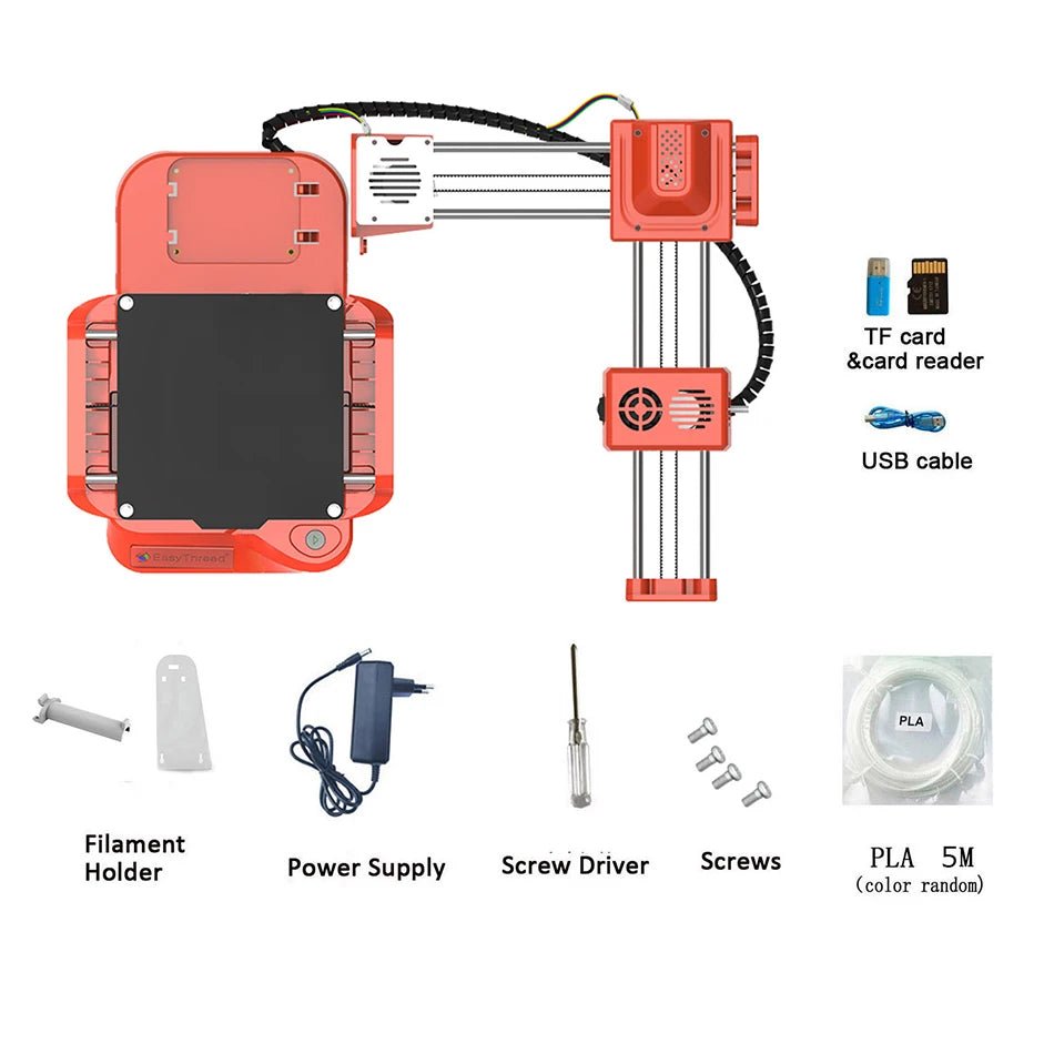 Easythreed 3D Printer K9 Easy To Use One-click Print Mainboard With Magnetic Platform Desktop Mini Printer K7 For Beginner Ai-TechWorld