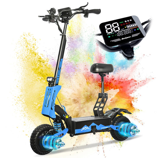 Electric Scooter 5600W Dual Motor – 60V27AH, 46MPH Top Speed, 46 Miles Range - Ai - TechWorld