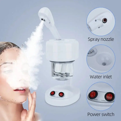 Facial Steamer for Face Facial Vaporizer Professional Face Steamer Hot Warm Mist Sprayer Moisturizing Portable Facial Steamer - Ai - TechWorld