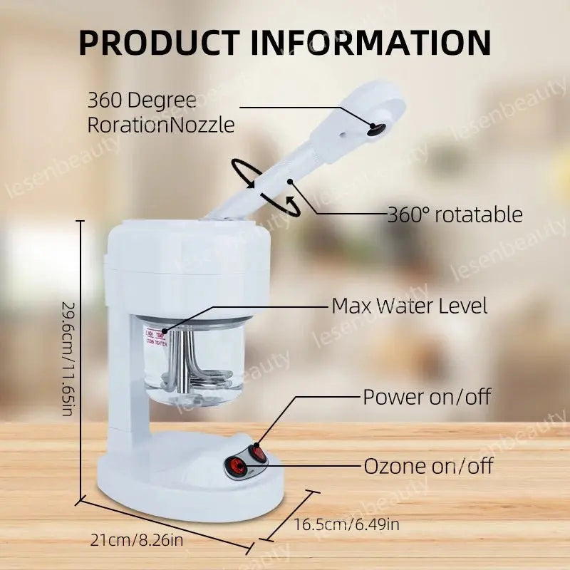 Facial Steamer for Face Facial Vaporizer Professional Face Steamer Hot Warm Mist Sprayer Moisturizing Portable Facial Steamer - Ai - TechWorld