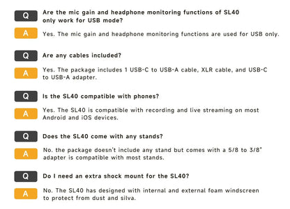 FDUCE SL40+ USB/XLR Dynamic Microphone Kit With Built - in Headset Output / Sound Insulation/Arm Stand,For PC PS5/4 Mixer - Ai - TechWorld