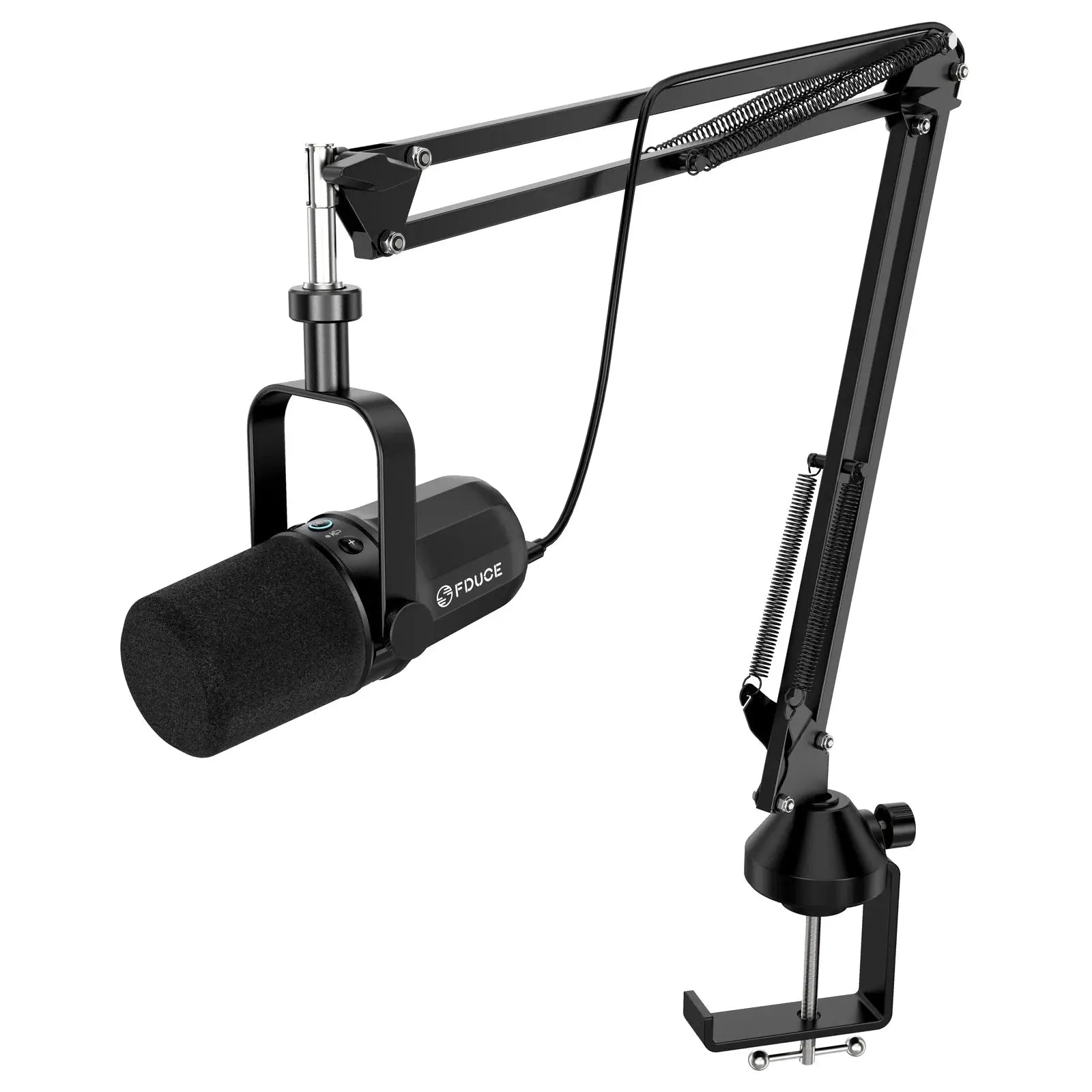 FDUCE SL40+ USB/XLR Dynamic Microphone Kit With Built - in Headset Output / Sound Insulation/Arm Stand,For PC PS5/4 Mixer - Ai - TechWorld
