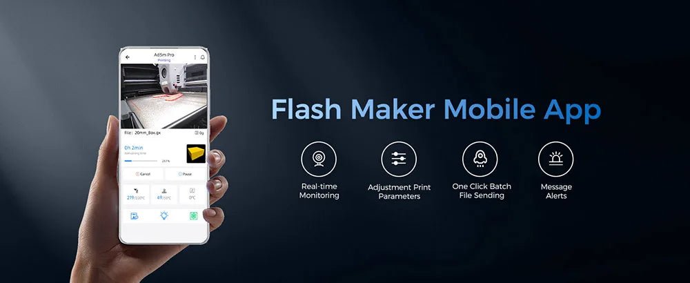 Flashforge Adventurer 5M Pro 3d Printer High Speed Full-auto Leveling Direct Extruder Automatic Shutdown With Camera Ai-TechWorld