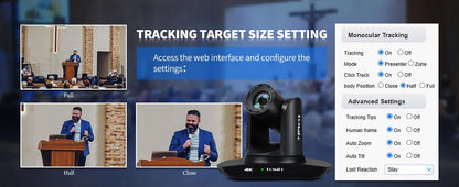 FoMaKo 4K PTZ Camera HDMI, AI Auto - Tracking,20X Optical Zoom(3pcs),KC602 Video Mixer Switcher,KC608 Pro PTZ Controller - Ai - TechWorld