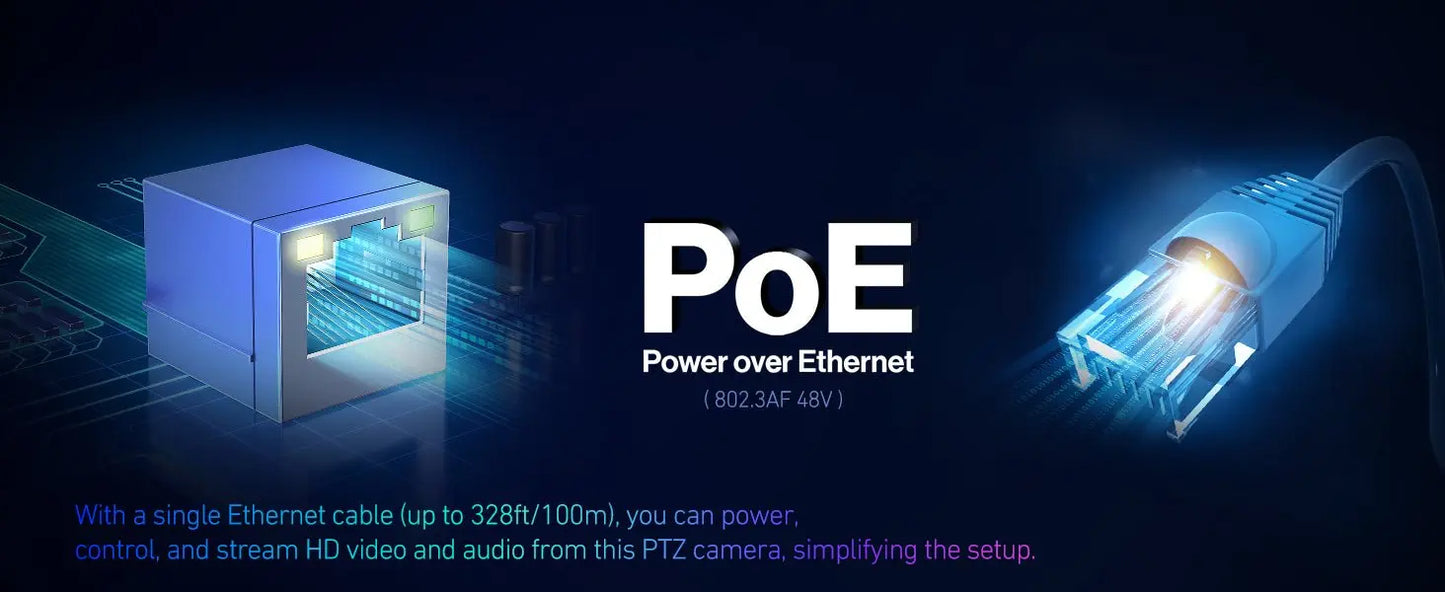FoMaKo AI Auto Tracking HDMI PTZ Camera 20x Optical Zoom for Church Services Worship Education(3pcs) + KC608 Pro PTZ Controller - Ai - TechWorld
