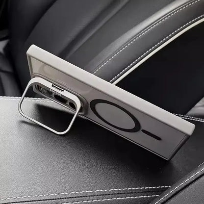 For Magsafe Hidden Holder Clear Case For Samsung Galaxy S25 S24 Ultra S22 Plus S23 FE Shockproof Magnetic Wirelesss Charge Cover - Ai - TechWorld
