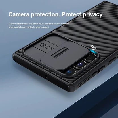 for Samsung Galaxy S25 Edge S24 S23 S22 Ultra Case Nillkin CamShield Slide Camera Cover for Samsung S24 FE S23 Plus Lens Case - Ai - TechWorld