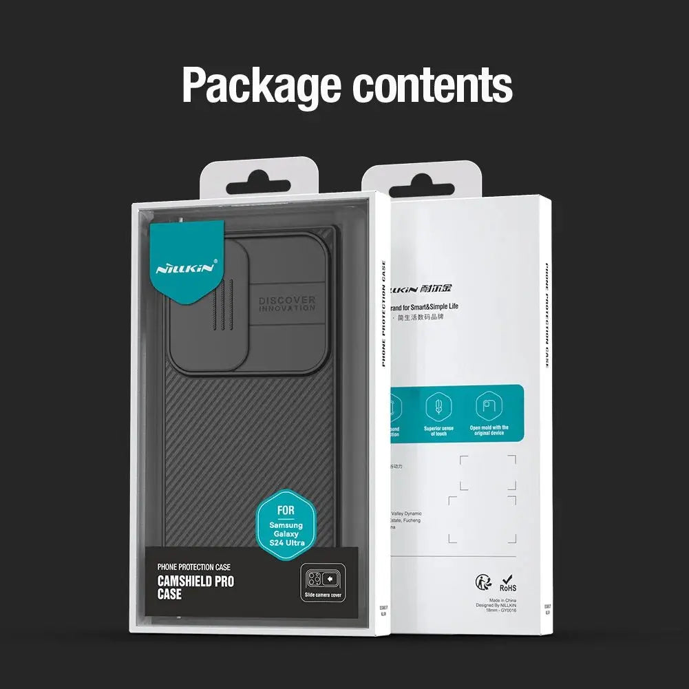 for Samsung Galaxy S25 Edge S24 S23 S22 Ultra Case Nillkin CamShield Slide Camera Cover for Samsung S24 FE S23 Plus Lens Case - Ai - TechWorld