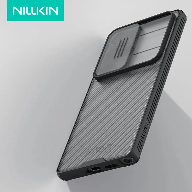 for Samsung Galaxy S25 Edge S24 S23 S22 Ultra Case Nillkin CamShield Slide Camera Cover for Samsung S24 FE S23 Plus Lens Case - Ai - TechWorld