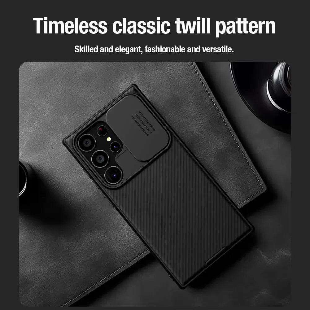 for Samsung Galaxy S25 Edge S24 S23 S22 Ultra Case Nillkin CamShield Slide Camera Cover for Samsung S24 FE S23 Plus Lens Case - Ai - TechWorld